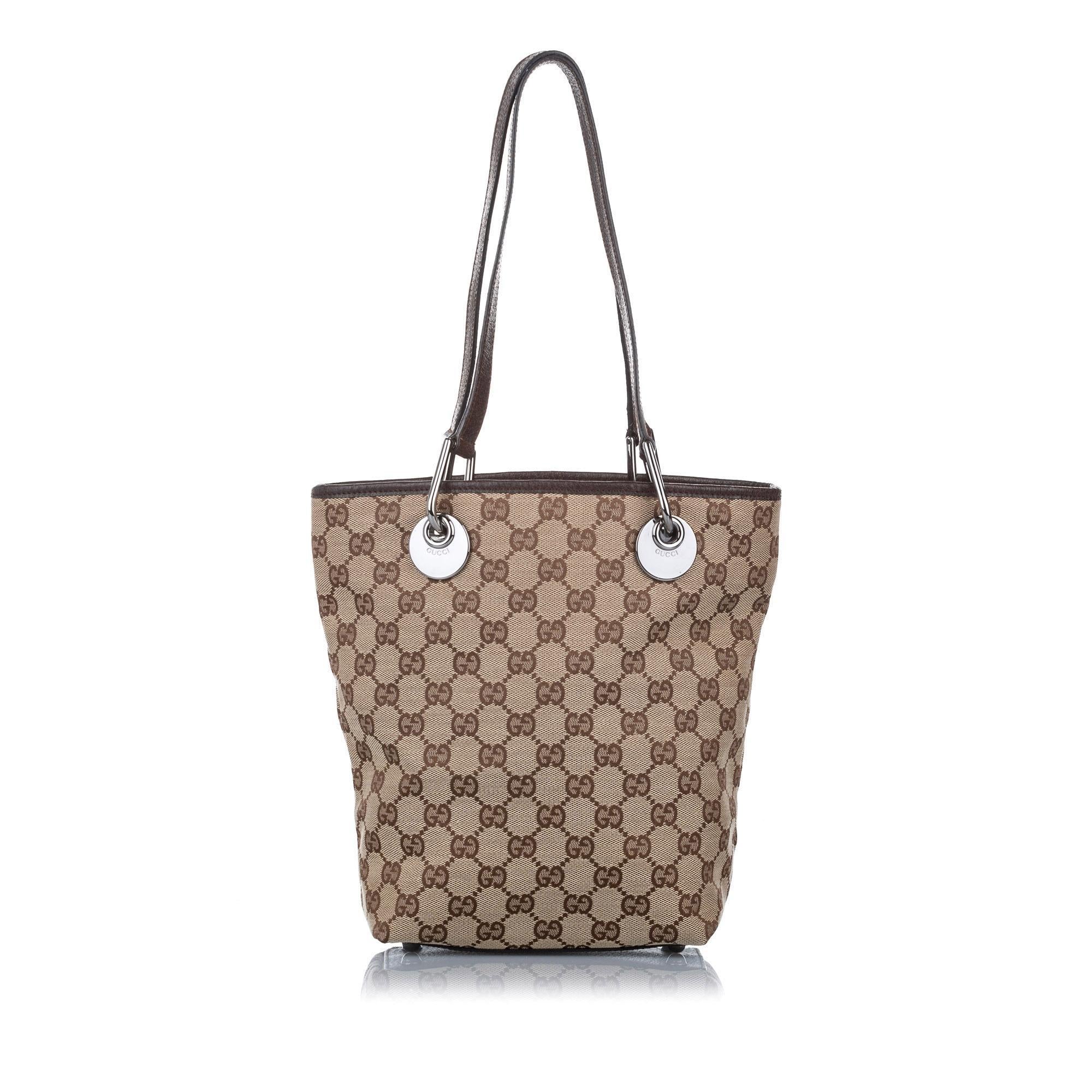 Gucci GG Canvas Eclipse Tote Bag (SHG-17481)
