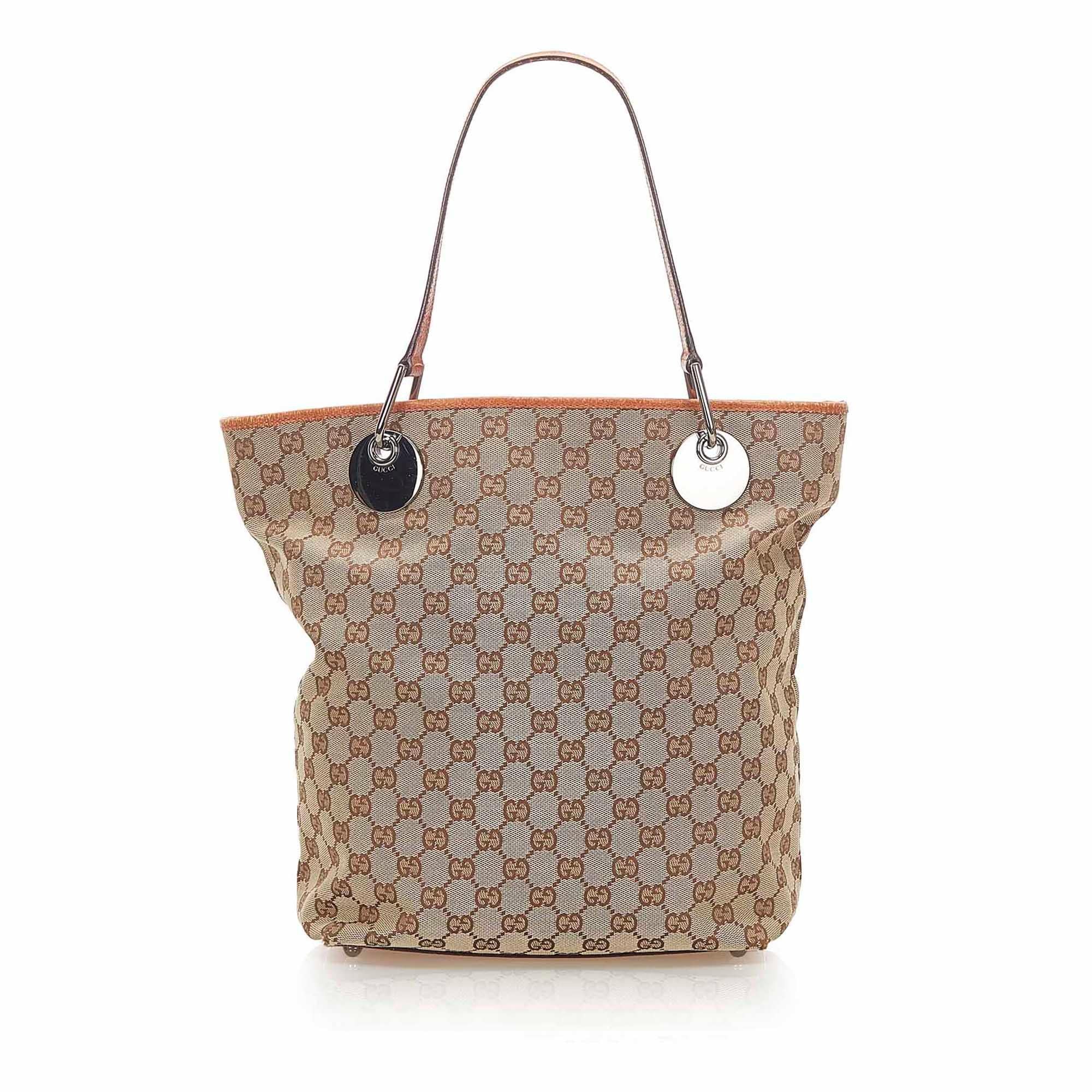 Gucci GG Canvas Eclipse Tote Bag (SHG-18753)