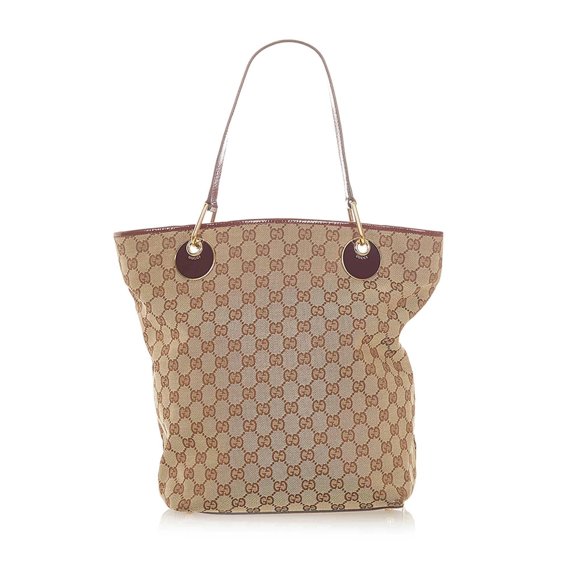 Gucci GG Canvas Eclipse Tote Bag (SHG-19681)