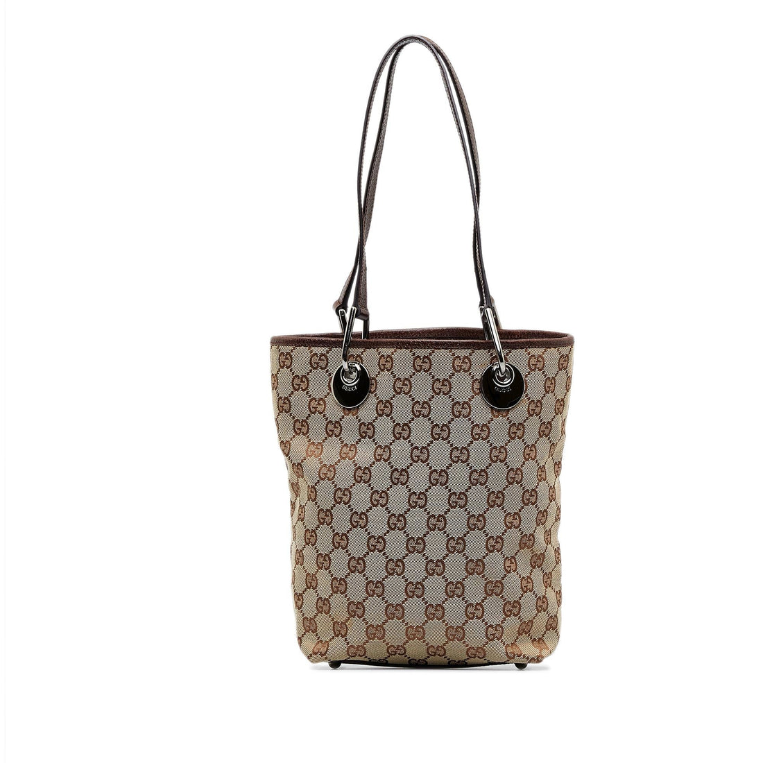 Gucci GG Canvas Eclipse Tote (SHG-soyDj3)