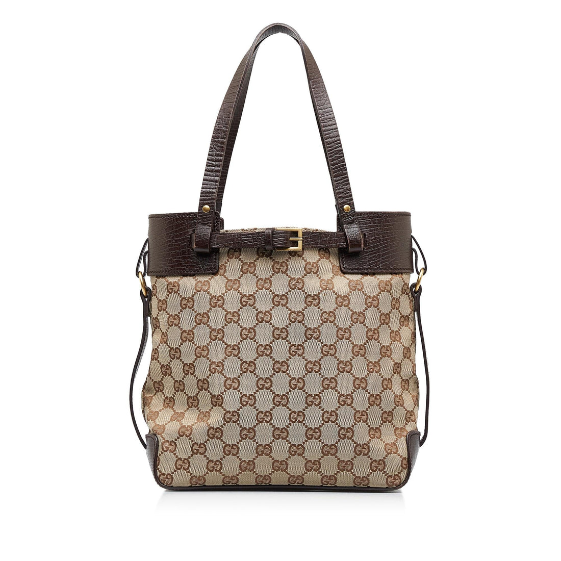 Gucci GG Canvas Handbag (SHG-1UdsKi)