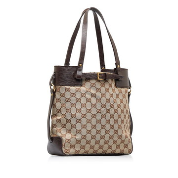 Gucci GG Canvas Handbag (SHG-1UdsKi)