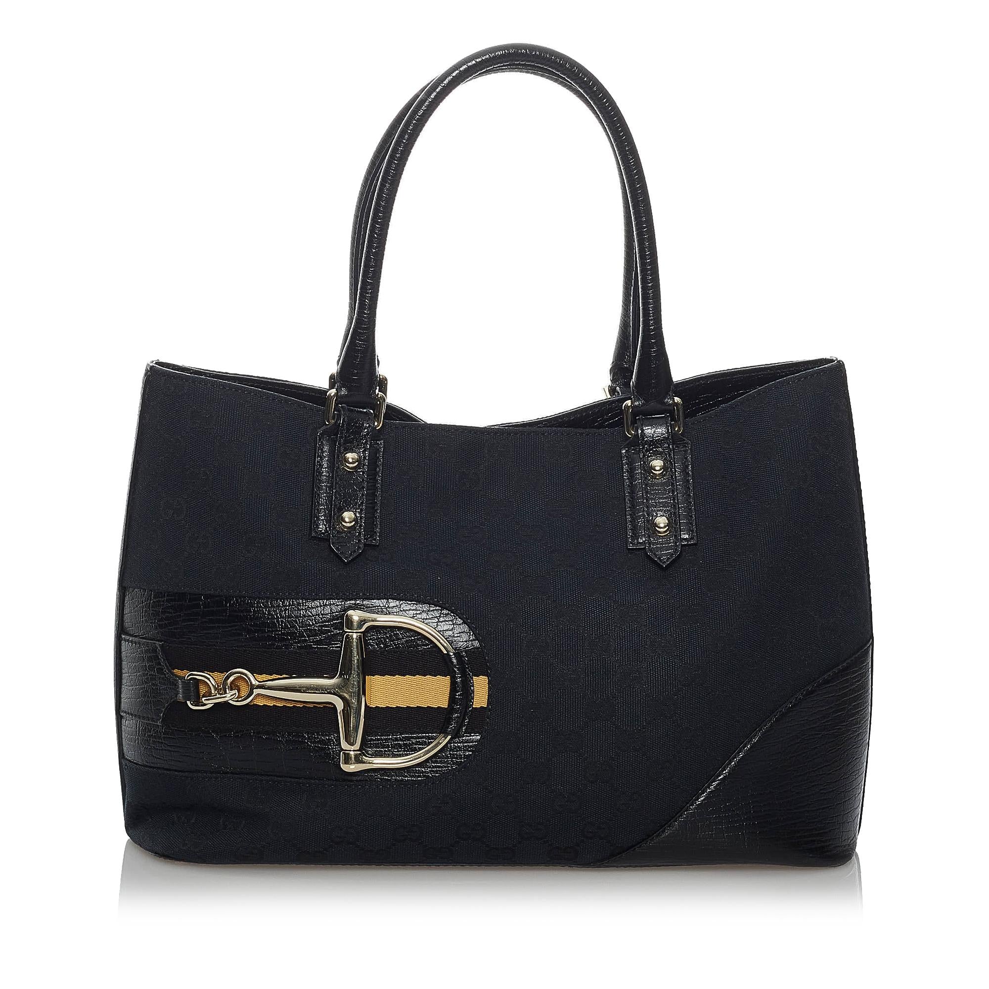 Gucci GG Canvas Hasler Tote Bag