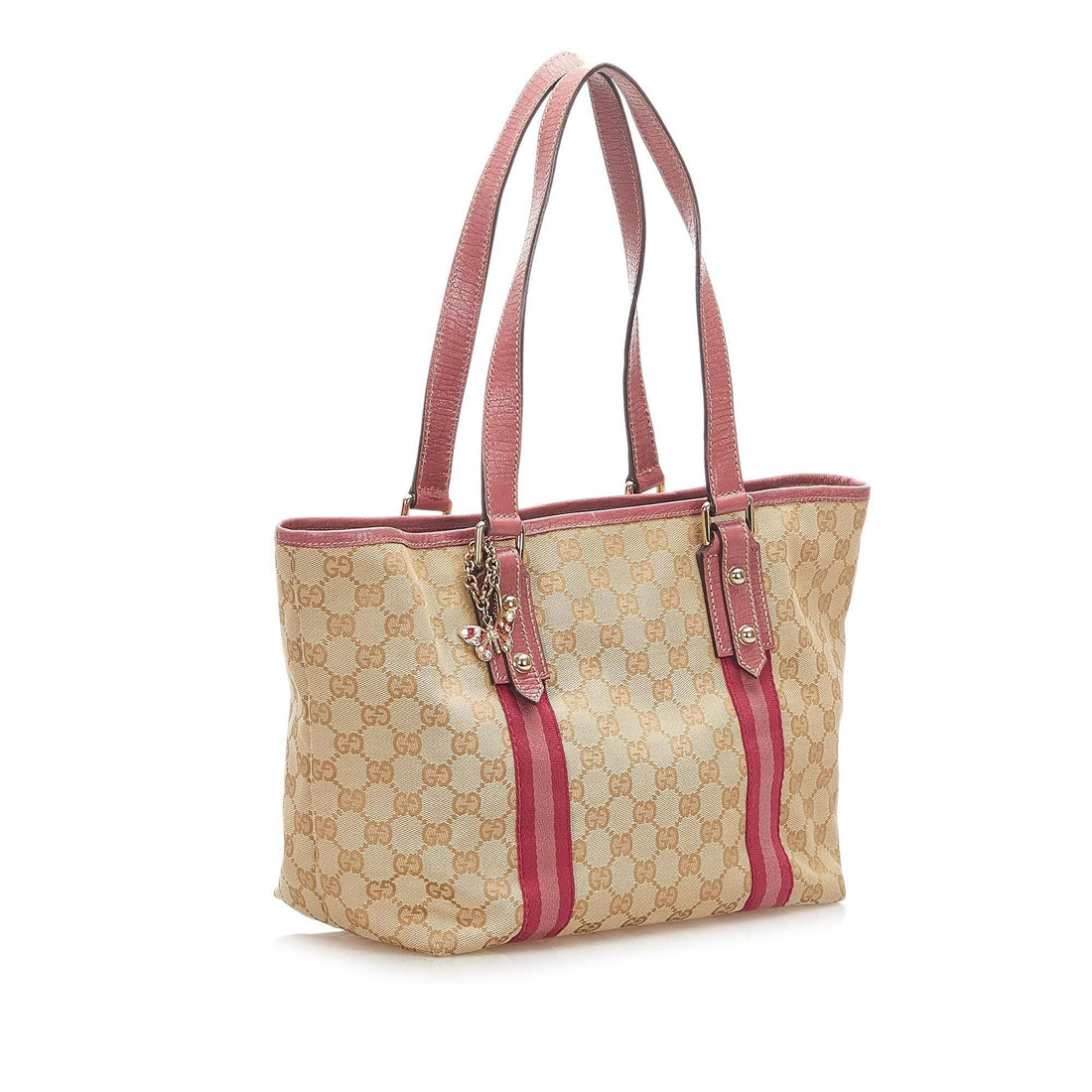 Gucci GG Canvas Jolicoeur Tote Bag (SHG-18755)