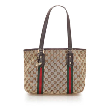 Gucci GG Canvas Jolicoeur Tote Bag (SHG-18756)