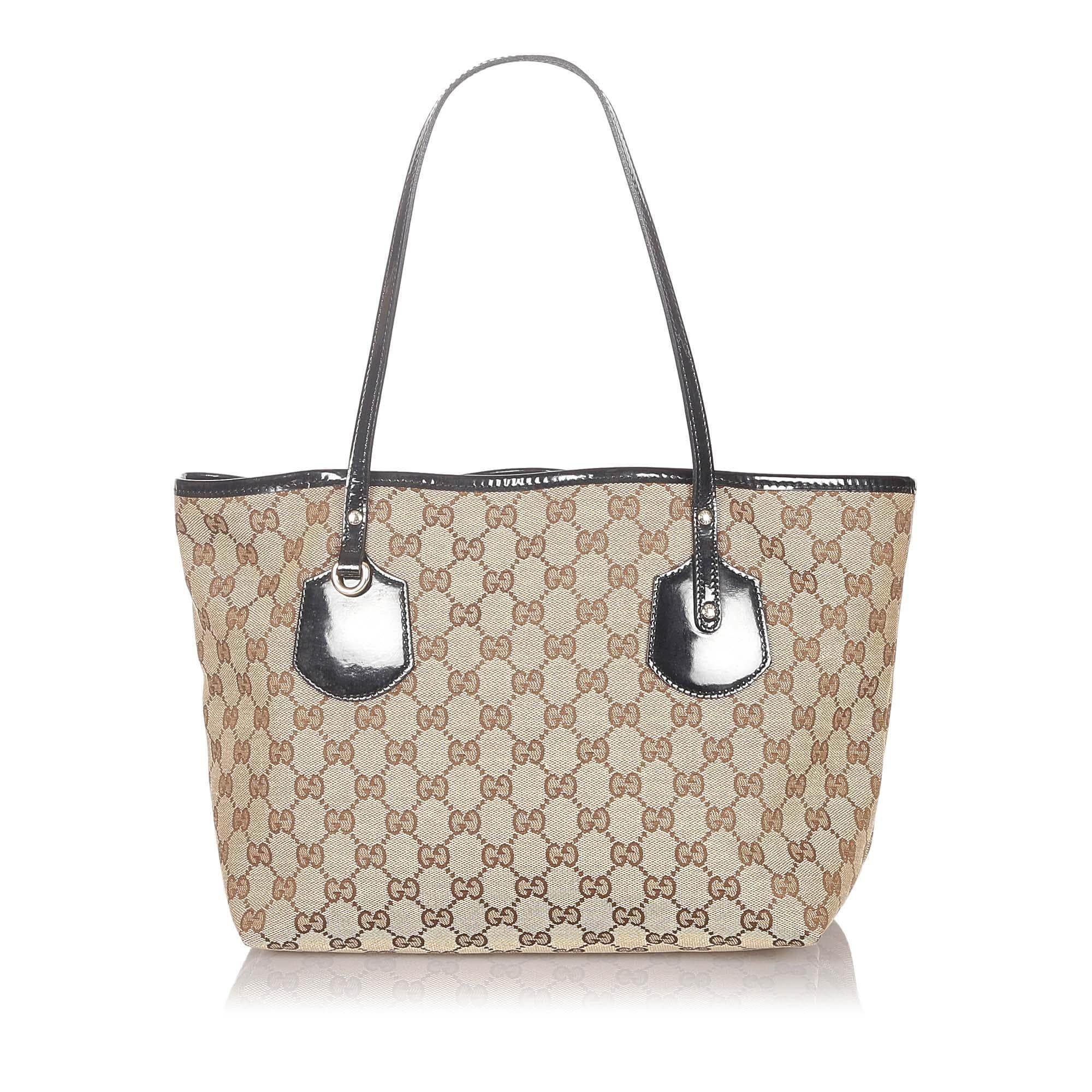 Gucci GG Canvas Jolie Tote Bag (SHG-20552)