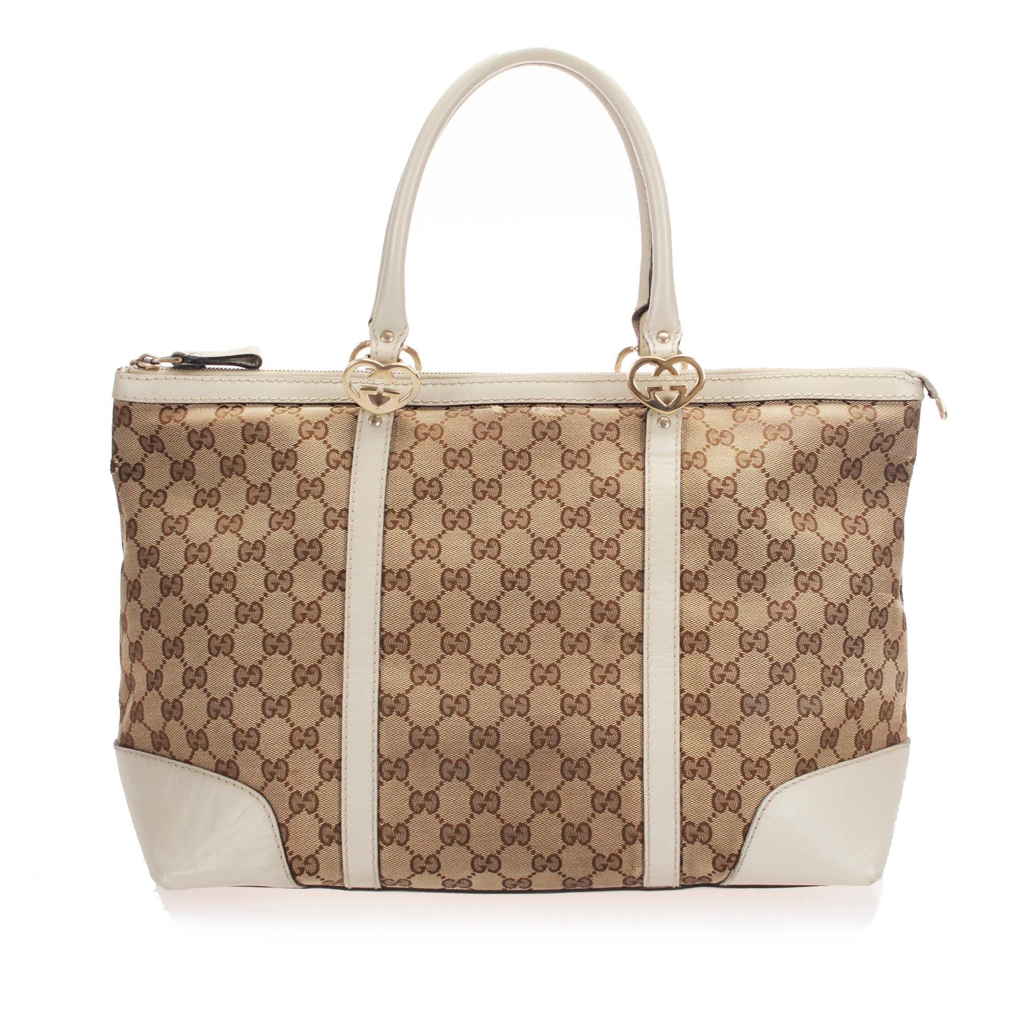 Gucci GG Canvas Lovely Tote  (SHG-12817)