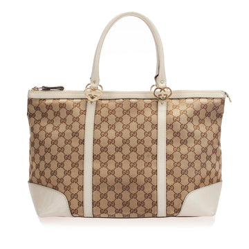 Gucci GG Canvas Lovely Tote  (SHG-12817)