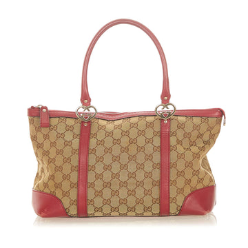 Gucci GG Canvas Lovely Tote Bag (SHG-19806)