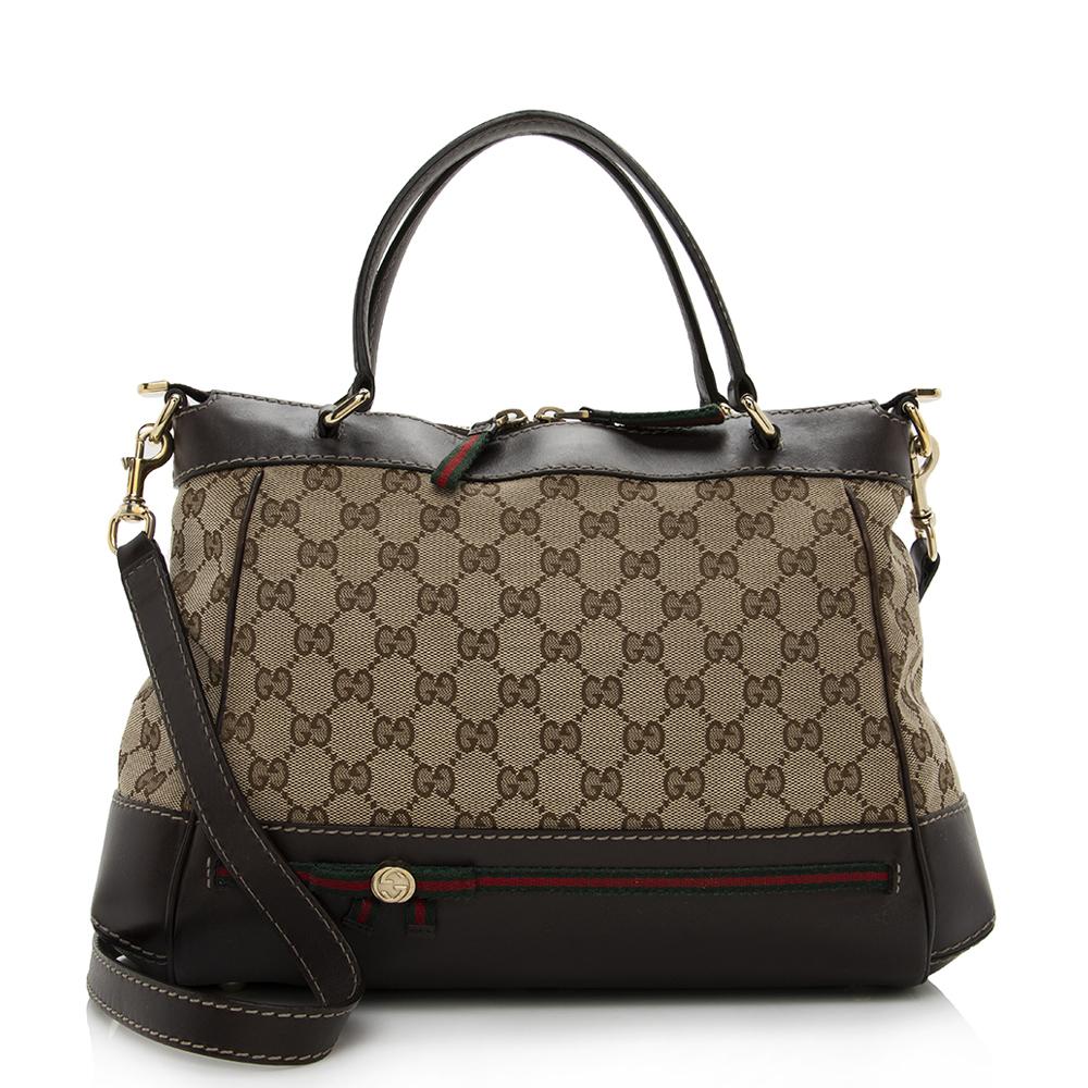 Gucci GG Canvas Mayfair Tote (SHF-14528)