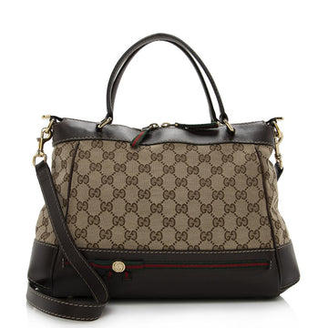 Gucci GG Canvas Mayfair Tote (SHF-14528)