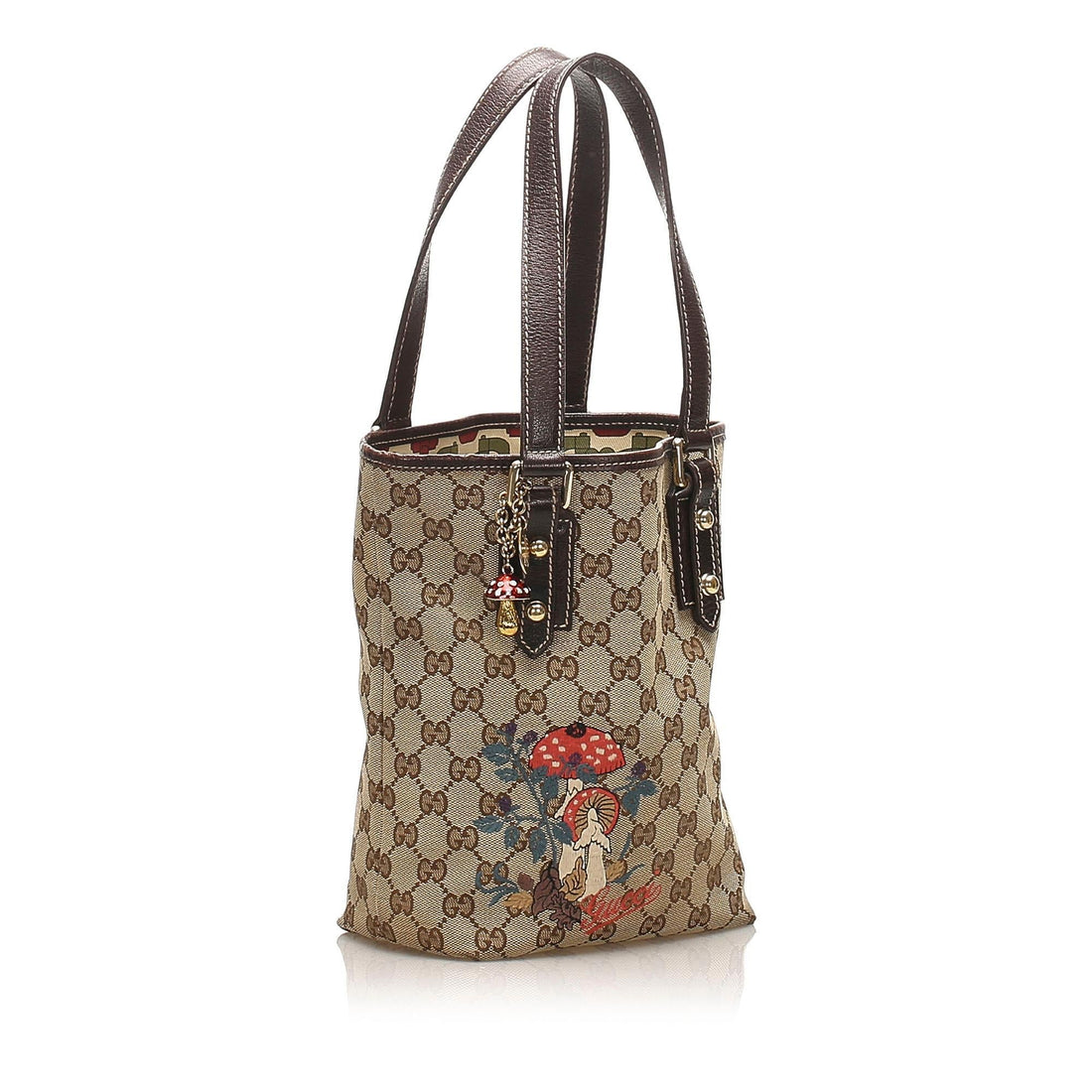 Gucci GG Canvas Mushrooms Tote Bag (SHG-13922)