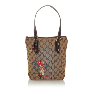 Gucci GG Canvas Mushrooms Tote Bag