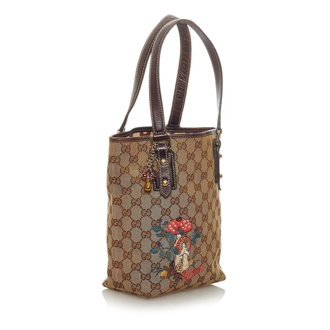 Gucci GG Canvas Mushrooms Tote Bag
