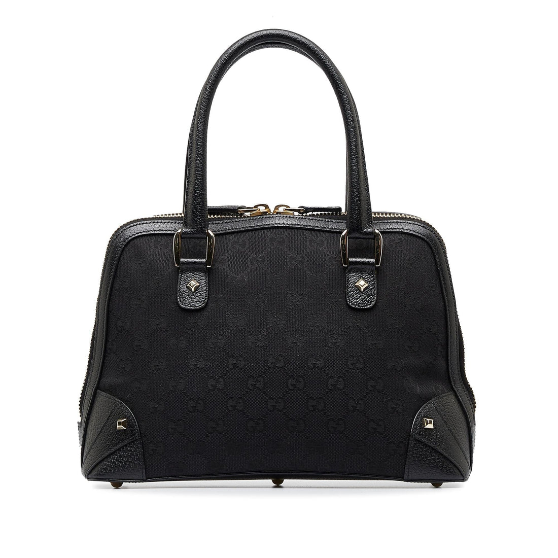 Gucci GG Canvas Nailhead Handbag (SHG-xaJXjw)