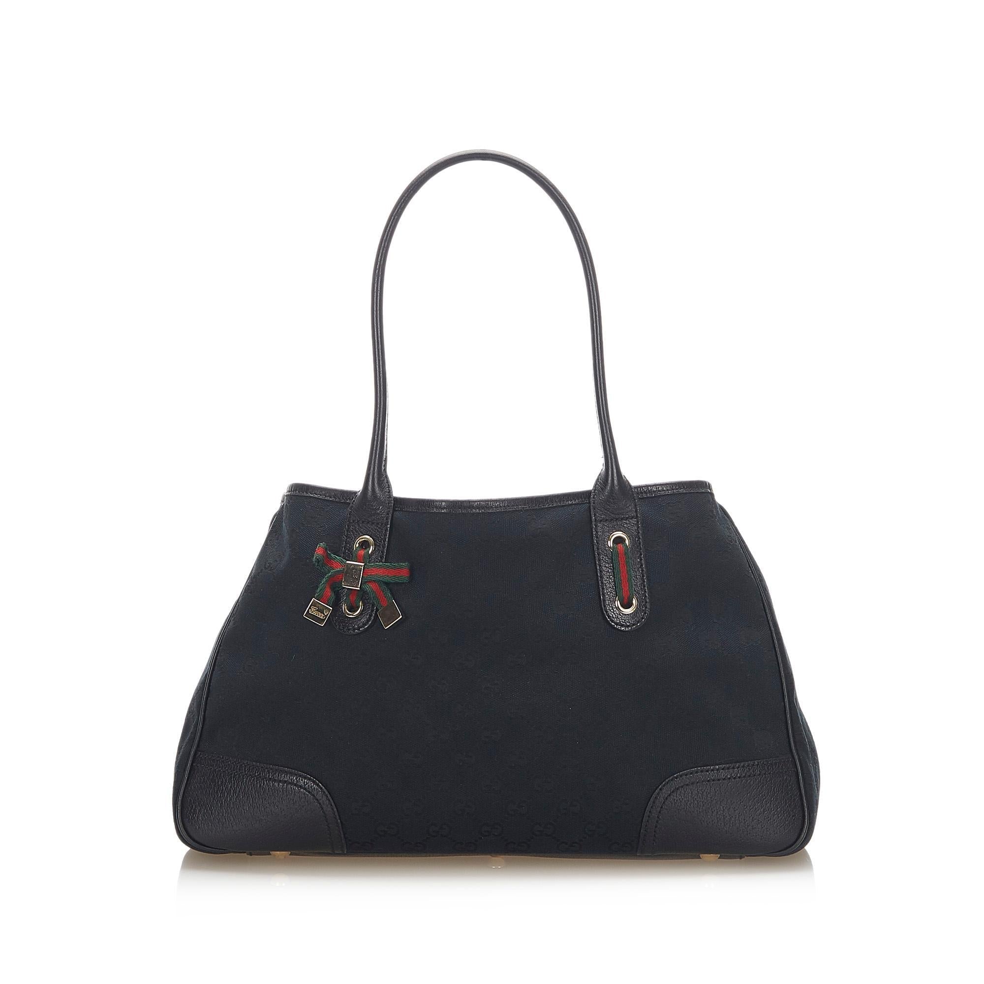Gucci GG Canvas Princy Tote Bag (SHG-17320)