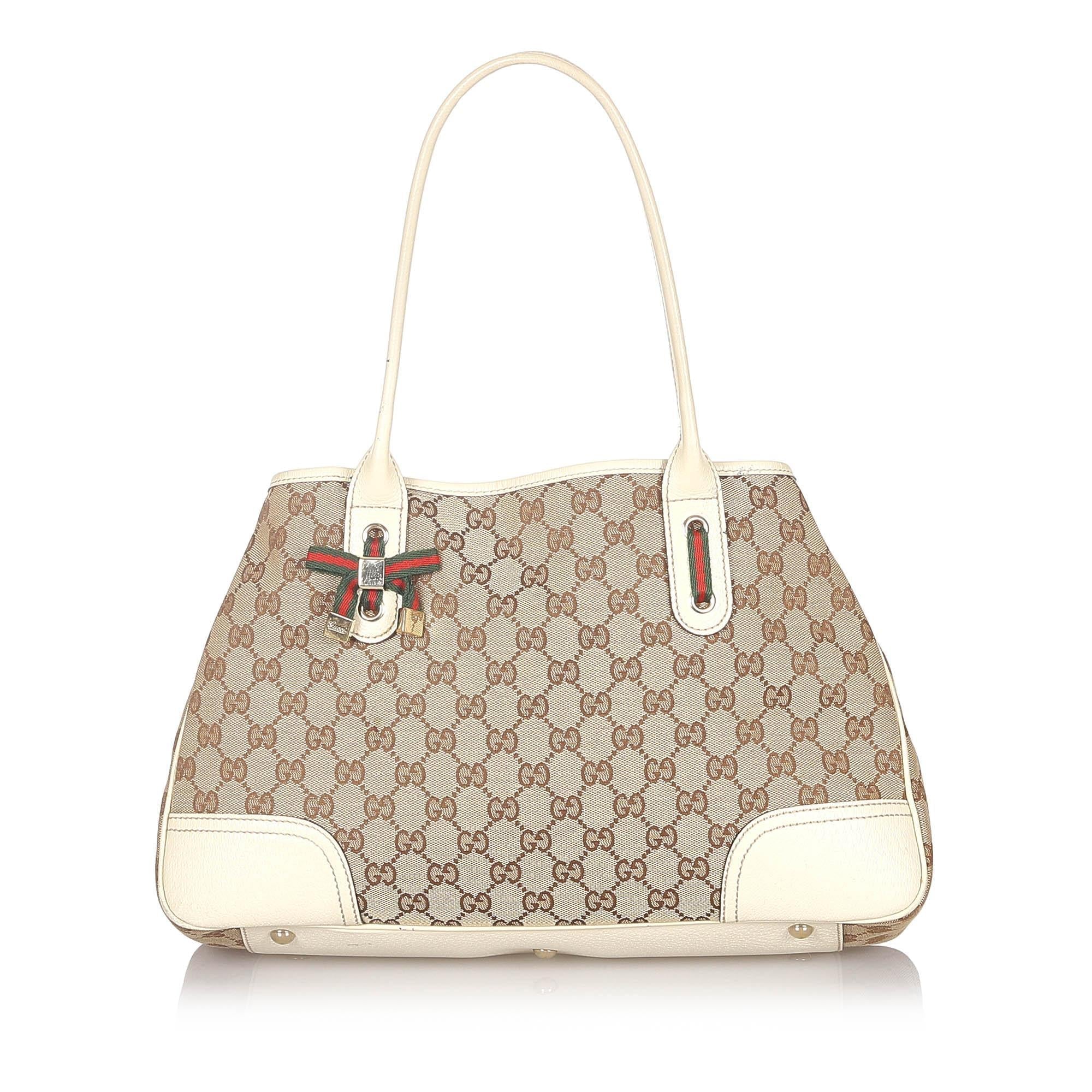 Gucci GG Canvas Princy Tote Bag (SHG-20545)