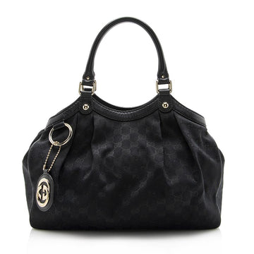 Gucci GG Canvas Sukey Medium Tote (SHF-13686)