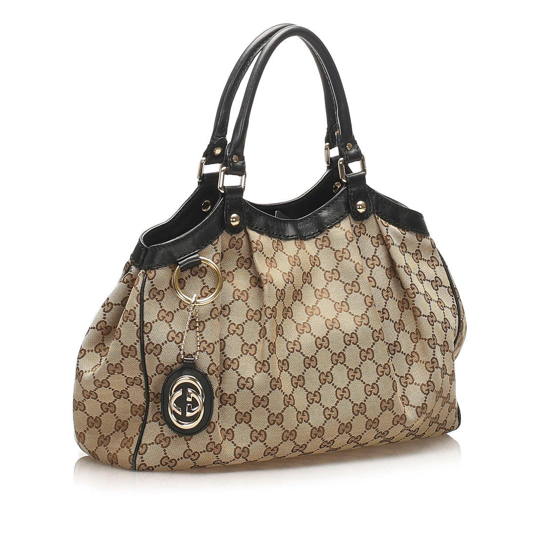 Gucci GG Canvas Sukey Tote Bag (SHG-11955)