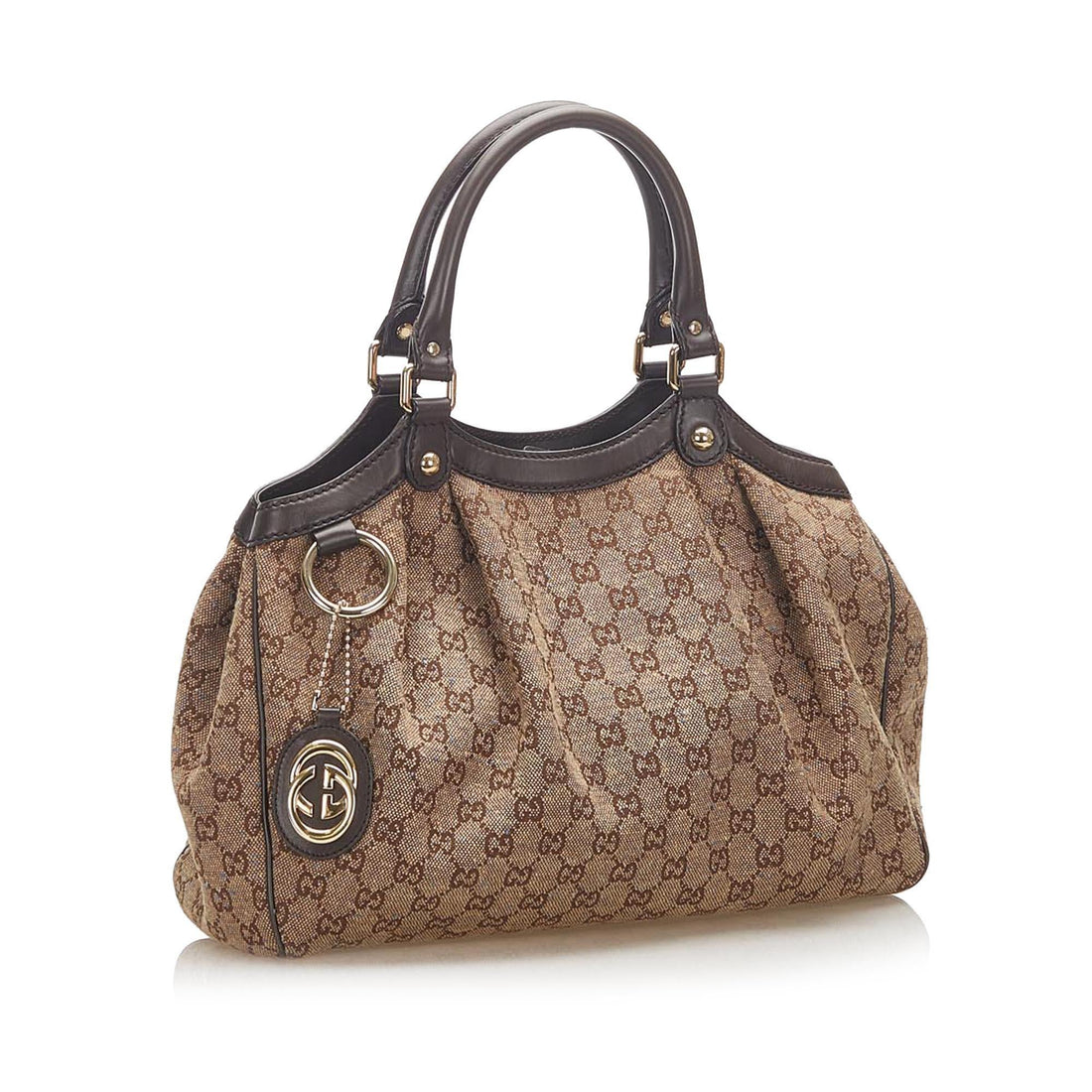 Gucci GG Canvas Sukey Tote Bag (SHG-17378)