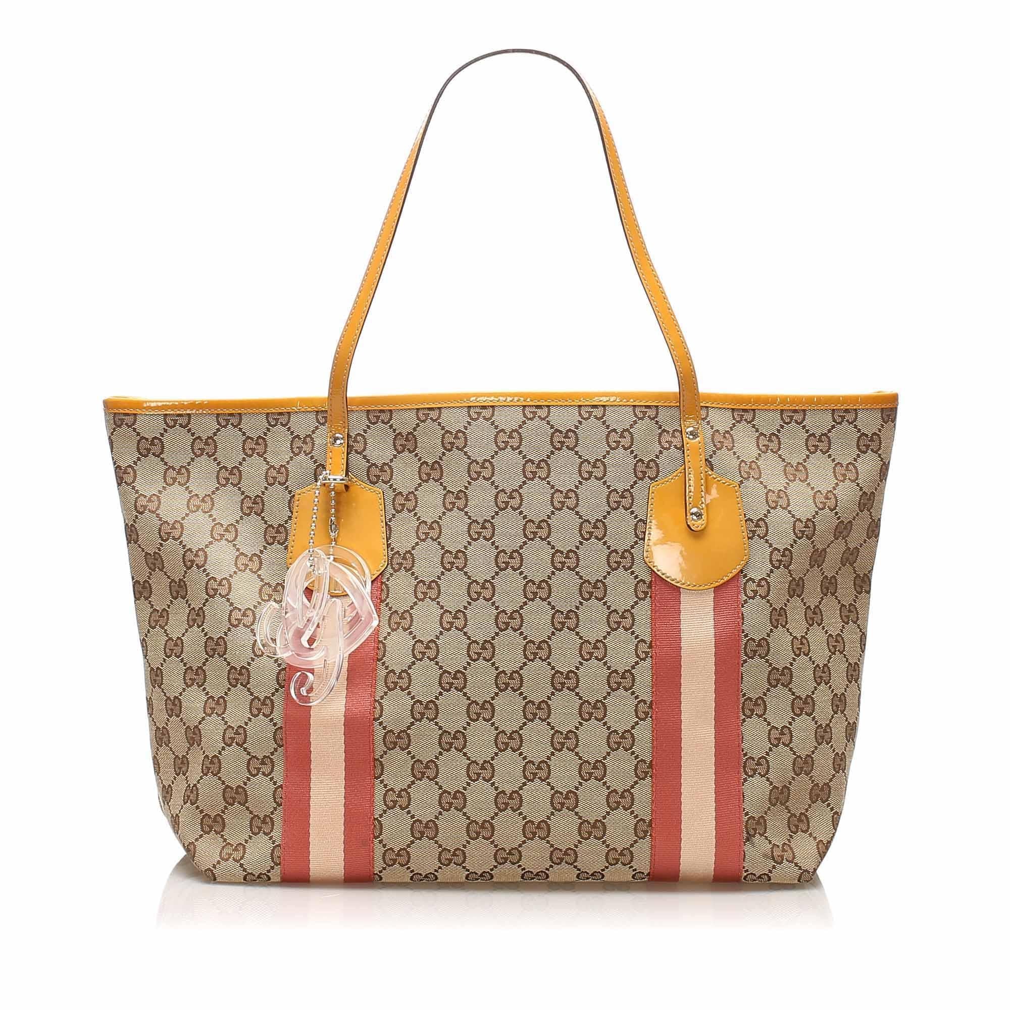 Gucci GG Canvas Tote Bag (SHG-11423)