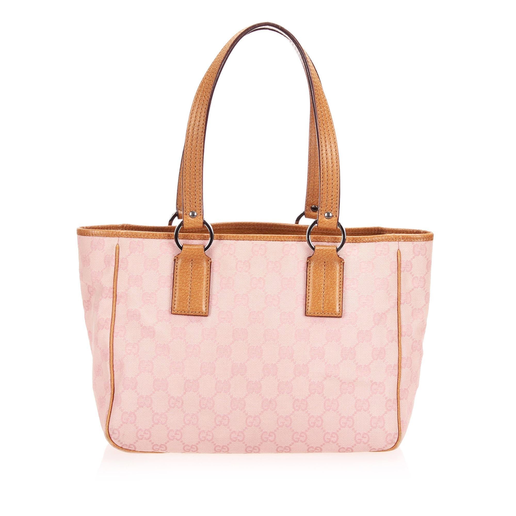 Gucci GG Canvas Tote  (SHG-12638)