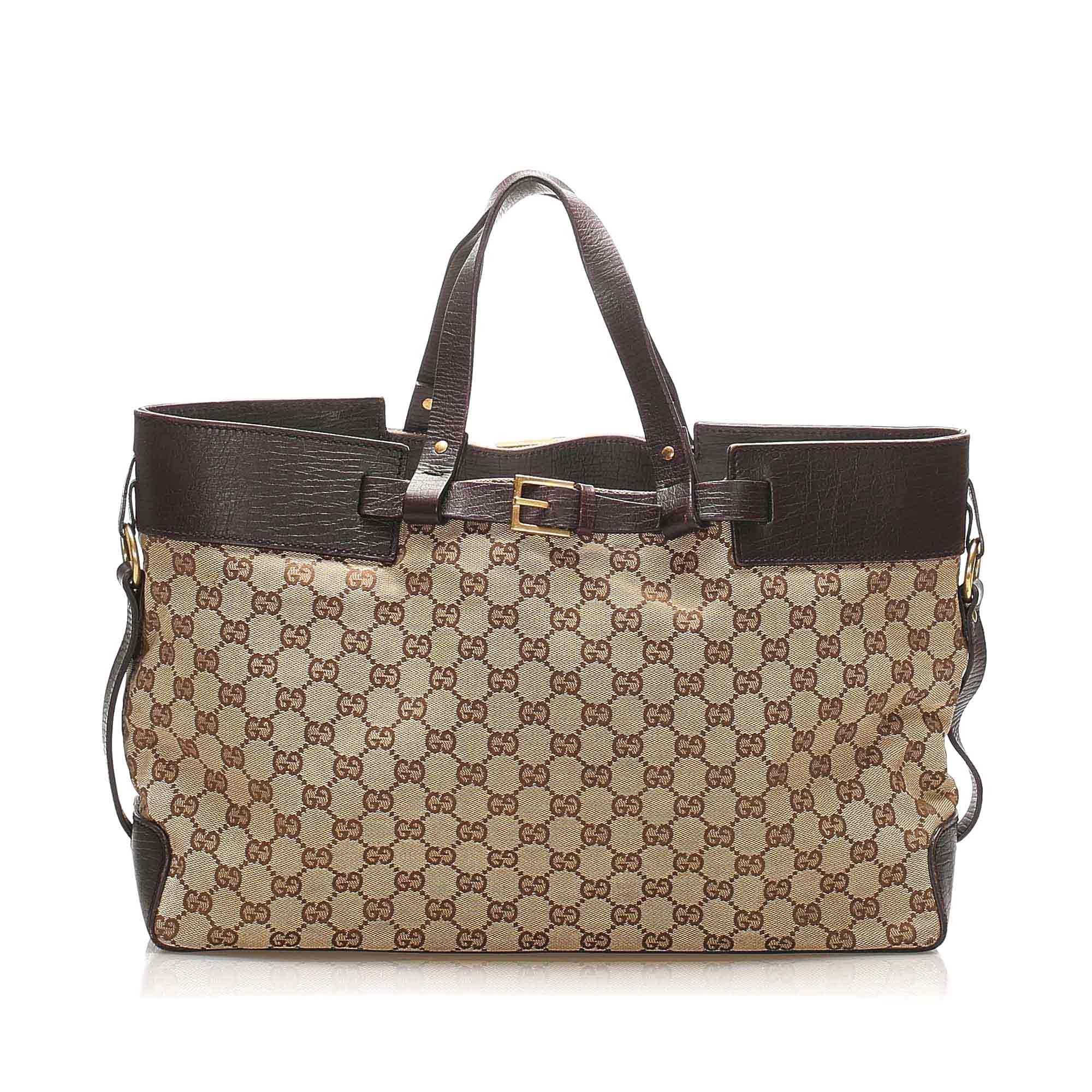 Gucci GG Canvas Tote Bag (SHG-15225)