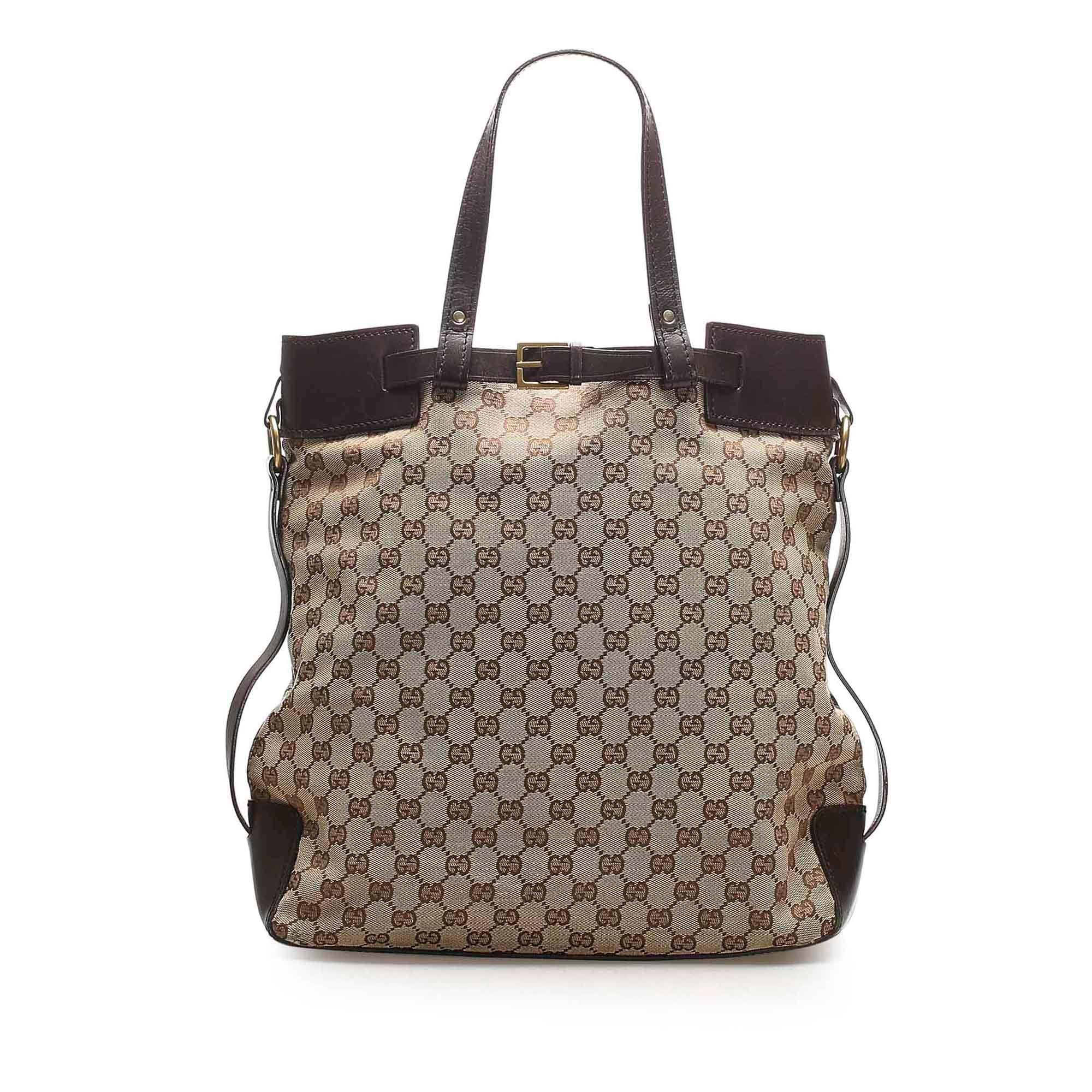 Gucci GG Canvas Tote Bag (SHG-15361)