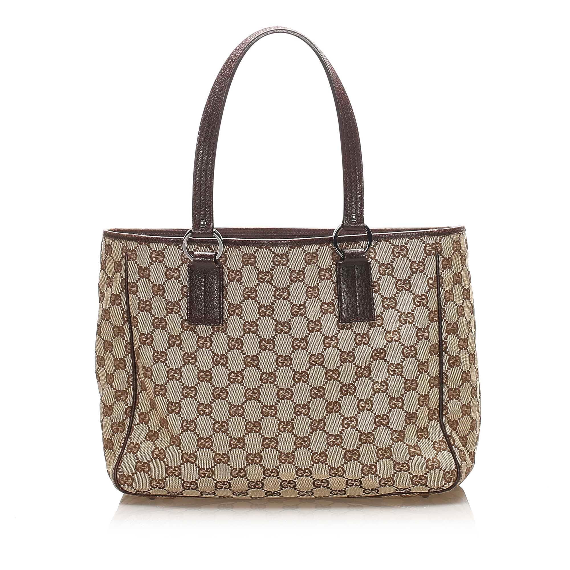 Gucci GG Canvas Tote Bag (SHG-15680)