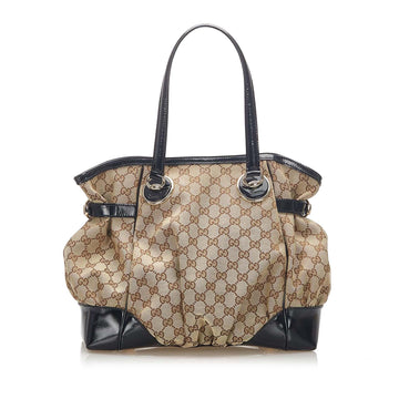 Gucci GG Canvas Tote Bag (SHG-17133)