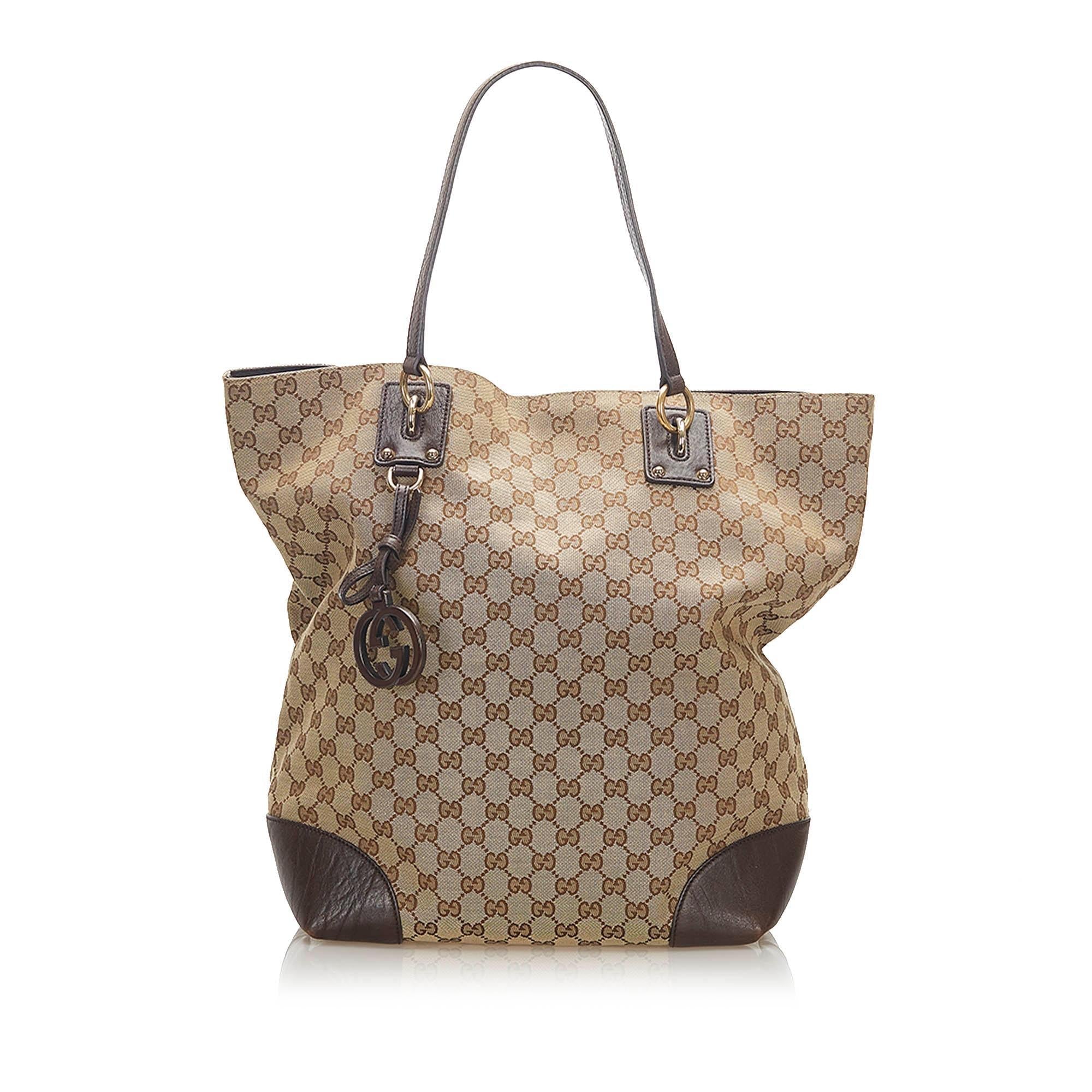 Gucci GG Canvas Tote Bag (SHG-17657)