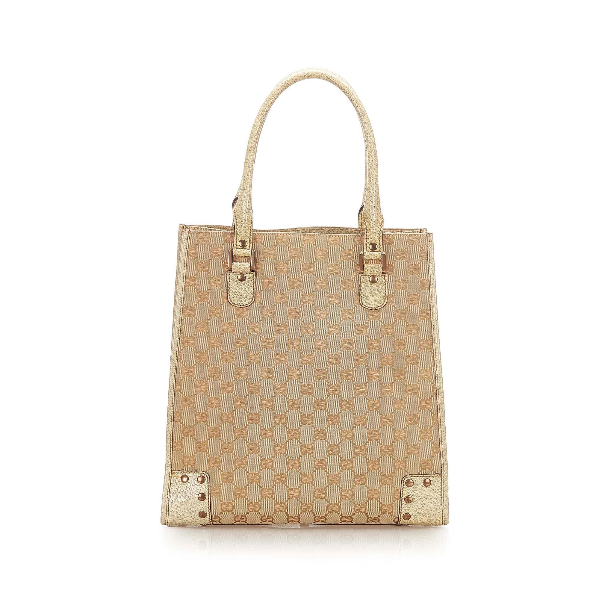 Gucci GG Canvas Tote Bag (SHG-17666)