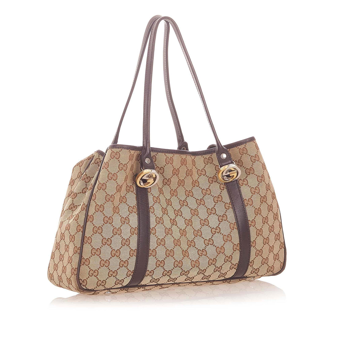 Gucci GG Canvas Twins Tote Bag (SHG-19807)