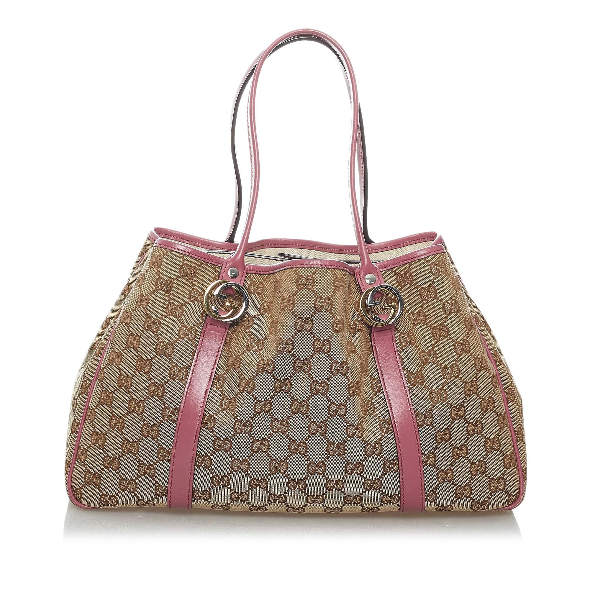 Gucci GG Canvas Twins Tote Bag