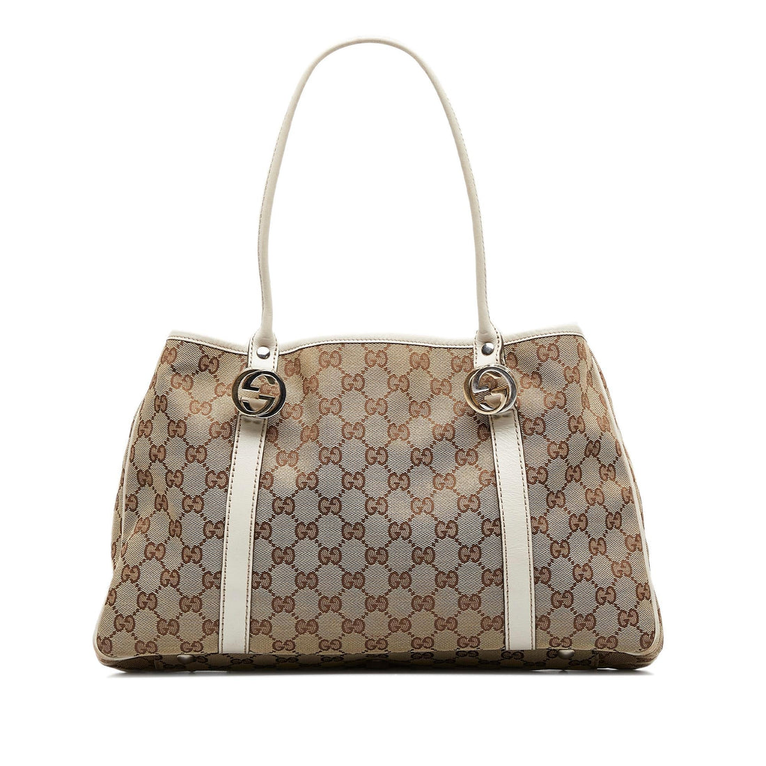Gucci GG Canvas Twins Tote (SHG-aoHNja)