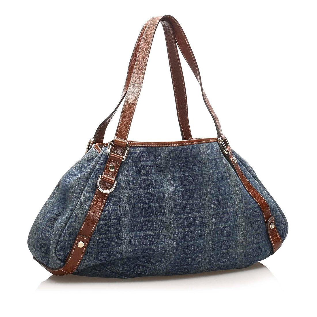 Gucci GG Denim Pelham Tote Bag (SHG-12975)