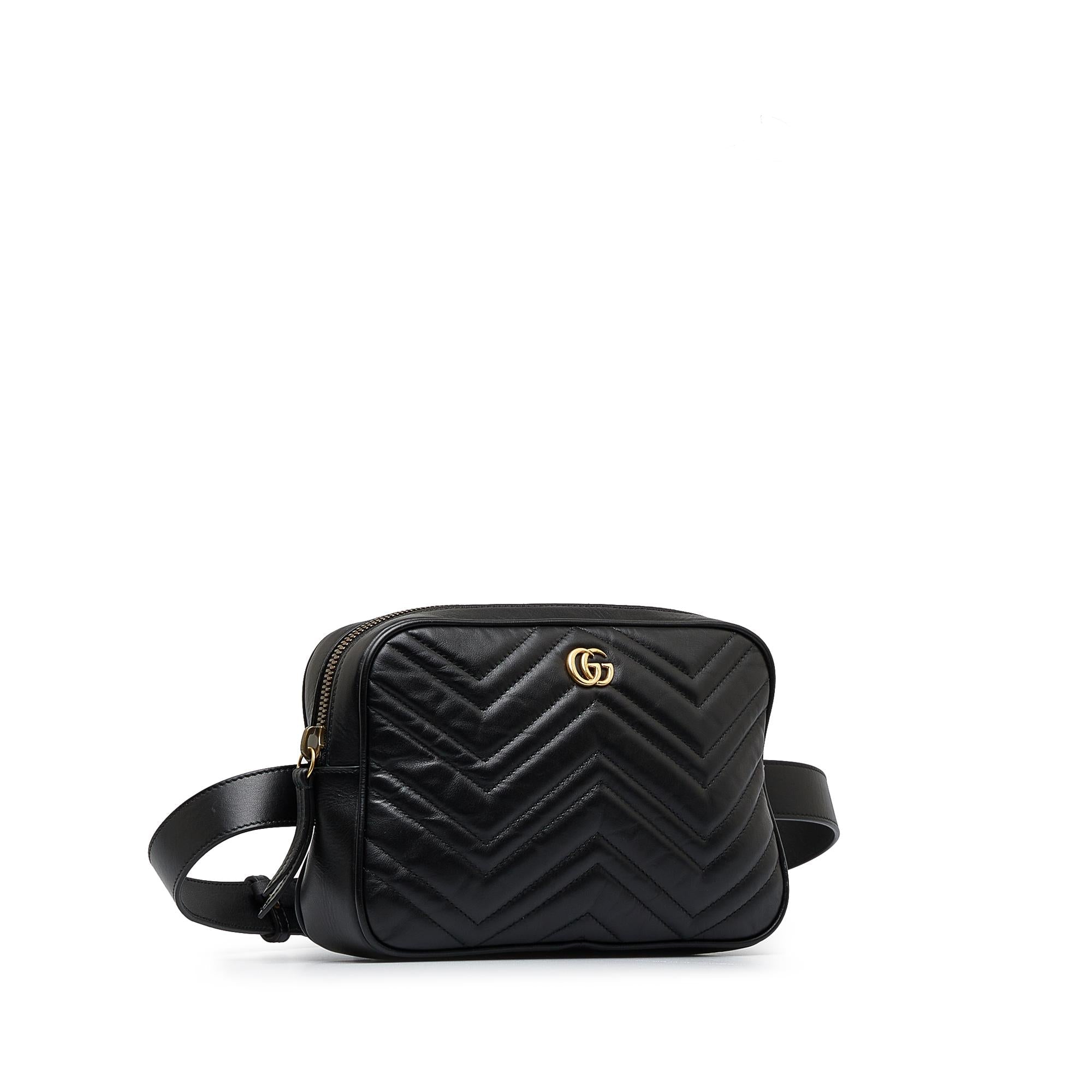 Gucci GG Marmont Matelasse Square Belt Bag (SHG-zhfOJS)