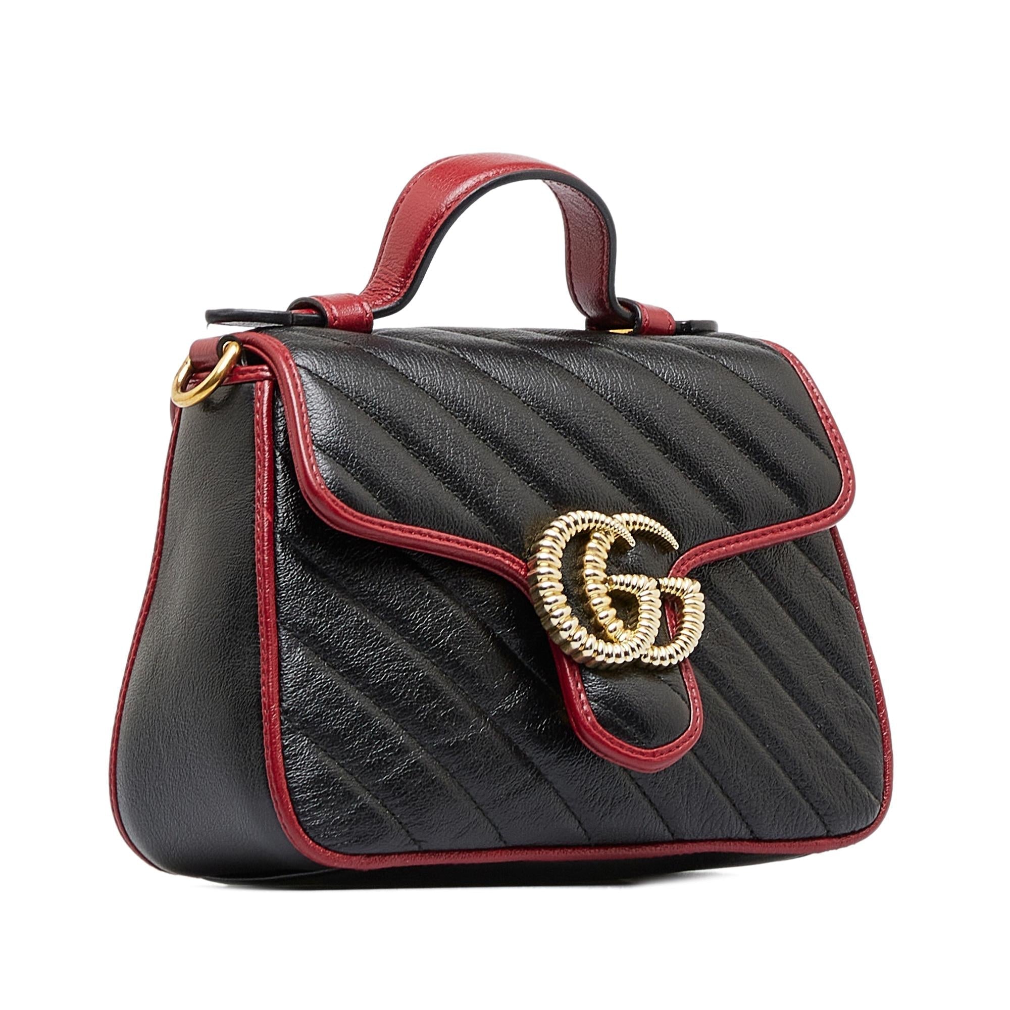 Gucci GG Marmont Torchon Satchel (SHG-aTMmV7)
