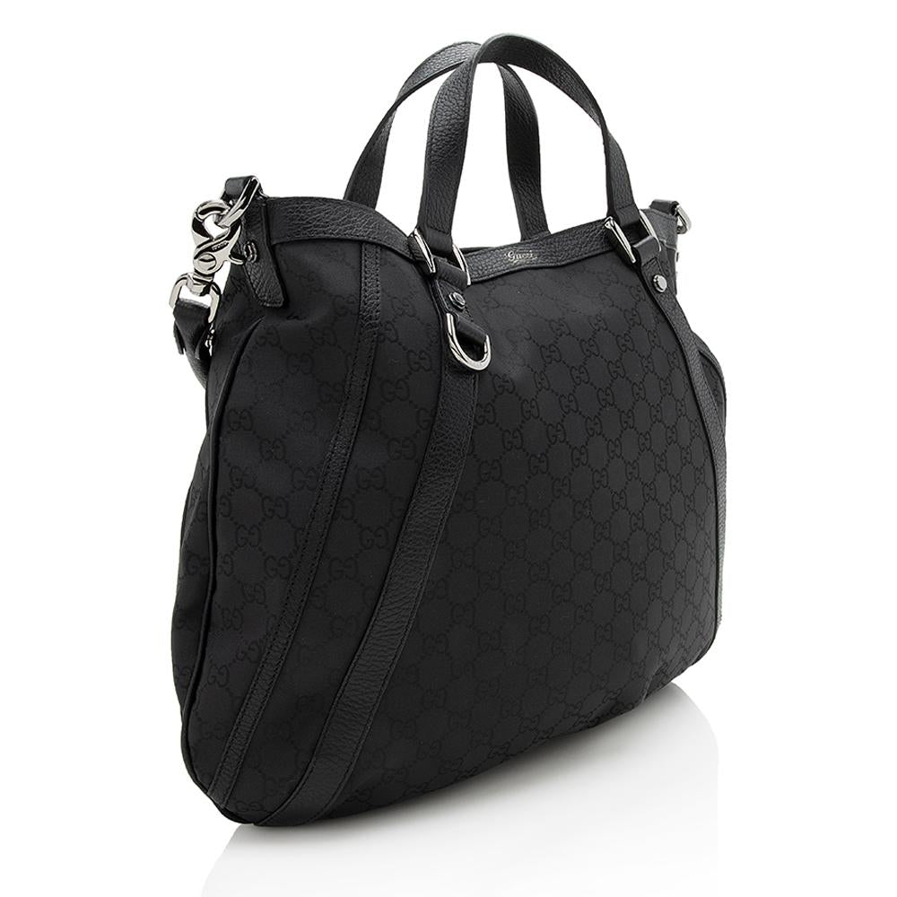 Gucci GG Nylon Abbey Convertible Tote