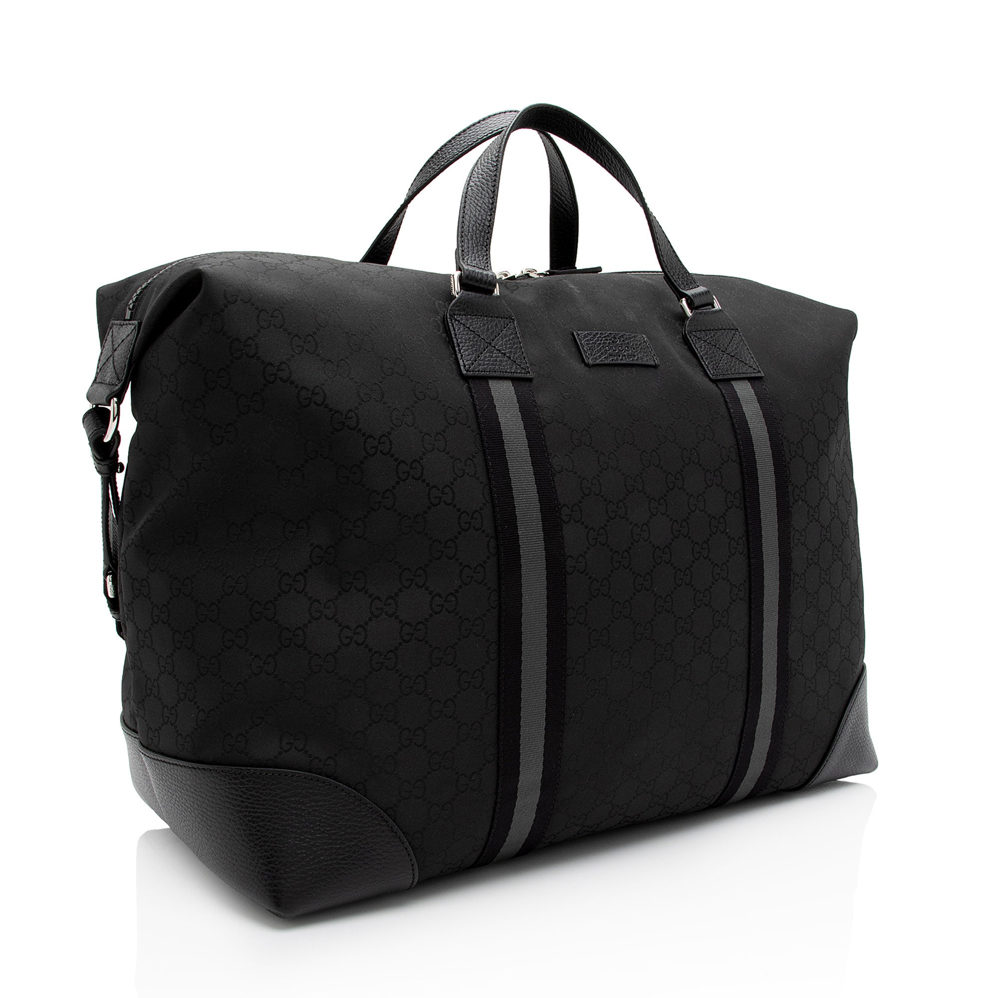 Gucci GG Nylon Travel Duffle Bag (SHF-QIDbW5)