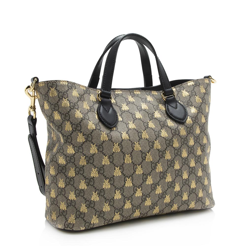 Gucci GG Supreme Bee Soft Small Tote