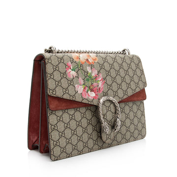 Gucci GG Supreme Blooms Dionysus Medium Shoulder Bag (SHF-sUU0yj)