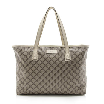 Gucci GG Supreme Classic Medium Zip Tote (SHF-14371)