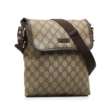 Gucci GG Supreme Crossbody Bag (SHG-Eqc1KN)