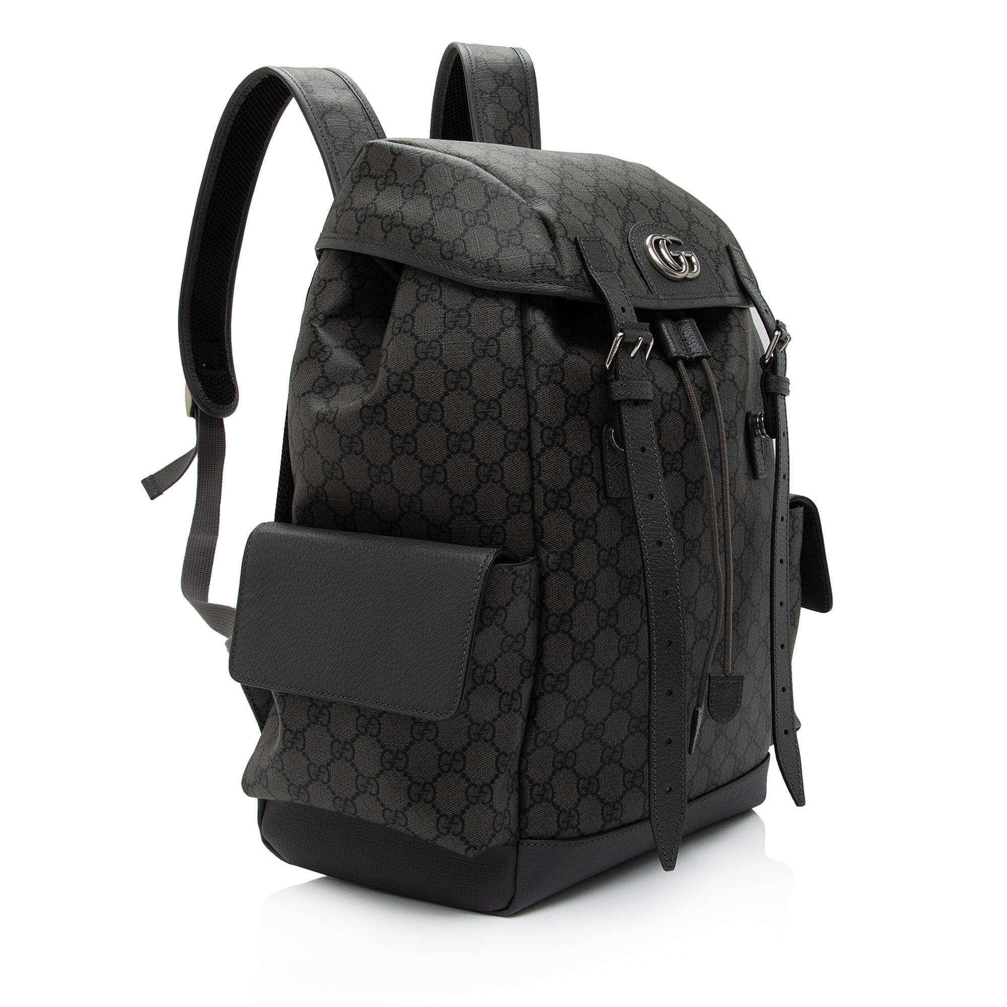 Gucci GG Supreme Ophidia Medium Flap Backpack (SHF-CmfPnj)