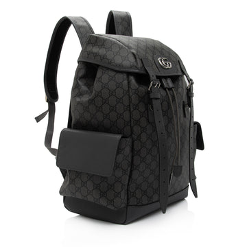 Gucci GG Supreme Ophidia Medium Flap Backpack (SHF-CmfPnj)