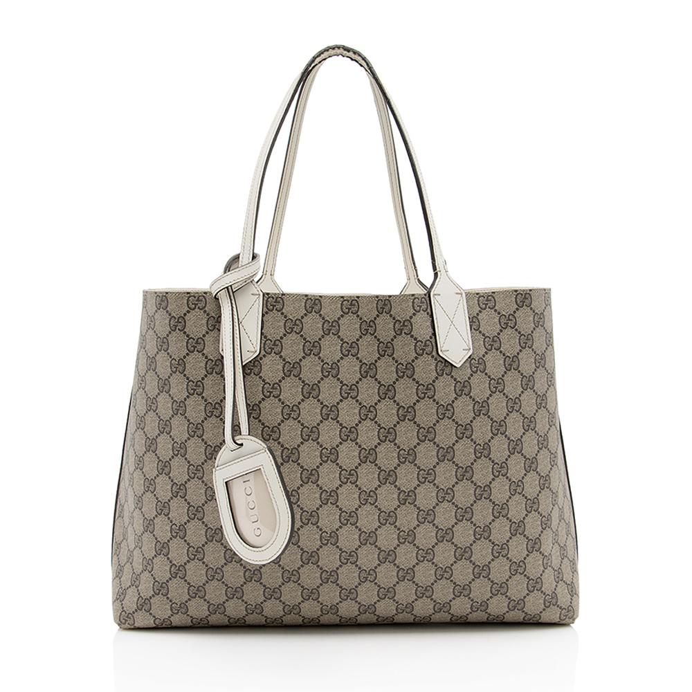 Gucci GG Supreme Reversible Medium Tote (SHF-13342)