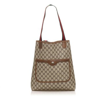Gucci GG Supreme Web Tote Bag (SHG-13536)