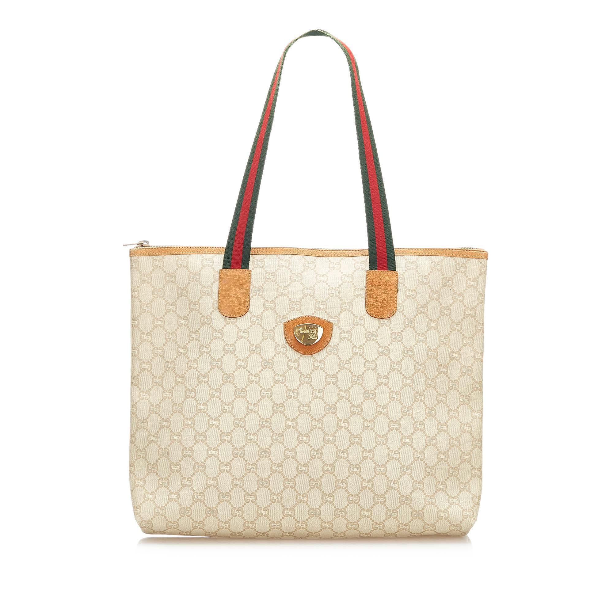 Gucci GG Supreme Web Tote Bag (SHG-18420)