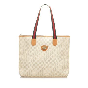 Gucci GG Supreme Web Tote Bag (SHG-18420)